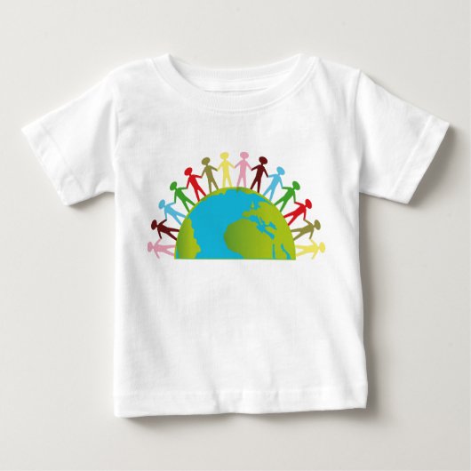 Zusammen können wir den WeltT - Shirt für Kinder (Vorderseite)