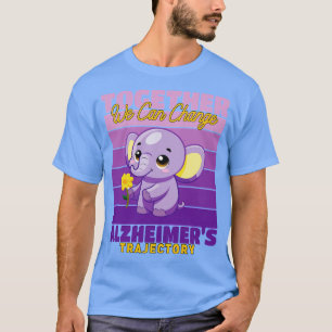 zusammen können wir die Entwicklung von Alzheimer T-Shirt