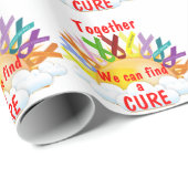 Zusammen können wir eine HEILUNG finden Geschenkpapier (Rolleneckpunkt)