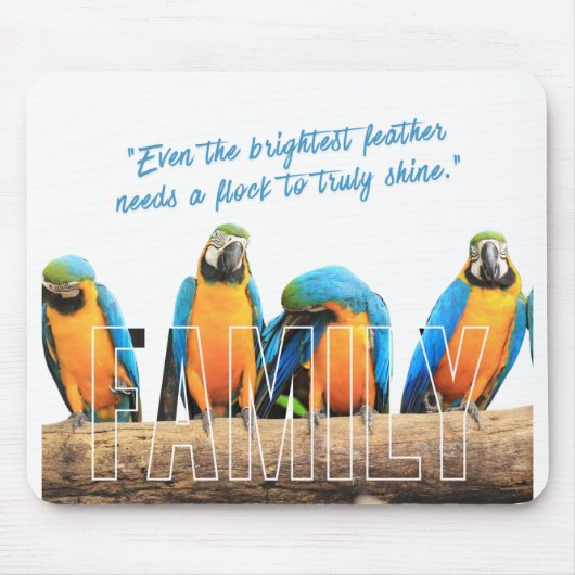 "Zusammen leuchten wir" Mousepad (Vorne)