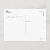 Zusammen mehr als je zuvor Foto Collage Weihnachte Postkarte (Rückseite)