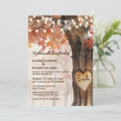 Zusammen mit der Friends Wedding Party Einladung (Stehend Vorderseite)