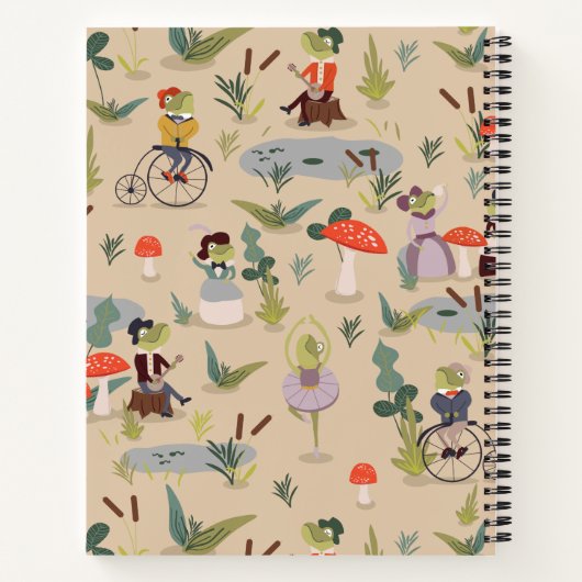 Zusammen mit Frosch Land Notizblock (Rückseite)