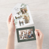 Zusammen mit Multi-Foto-Galerie Weihnachten alles All In One Einladung (Abreißen)