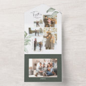 Zusammen mit Multi-Foto-Galerie Weihnachten alles All In One Einladung (Innen Boden)