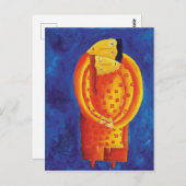 Zusammen mit zeitgenössischer Kunst Acrylmalerei Postkarte (Vorne/Hinten)