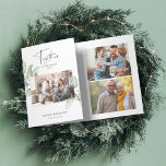 Zusammen Multi Foto Gallery Weihnachten Dreifach Gefaltete Urlaubskarte<br><div class="desc">Eine Multi-Foto Galerie Dreifachkarte,  die mit 7 oder mehr Fotos personalisiert werden kann und eine detaillierte Nachricht.</div>