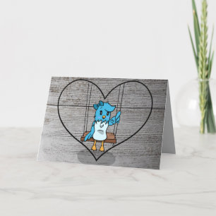 Zusammen oder getrennt, du bist immer in meinem He Karte