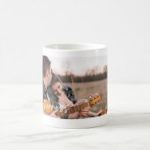 Zusammen Paare Foto Tasse mit Namen (Mittel)