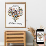 Zusammen Personalisierte Liebe Herz 36 FotoCollage Poster<br><div class="desc">Erstellen Sie Ihr eigenes personalisiertes Poster mit 36 Ihrer Lieblings-Fotos und Ihren Familiennamen(en). Die Fotovorlage ist ein Set, um eine Foto-Collage in Form einer Liebe-Herz zu erstellen und Ihre Bilder in einer Mischung aus Portrait, Landschaft und quadratischen instragramm Formaten anzuzeigen. Das Design hat einen cremefarbenen Hintergrund und ist in klassischer...</div>