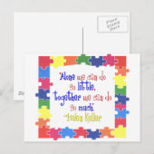 Zusammen Postkarte (Vorne/Hinten)