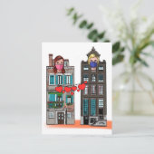 "Zusammen" Postkarte (Stehend Vorderseite)