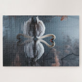 Zusammen Schwäne für immer Puzzle (Horizontal)