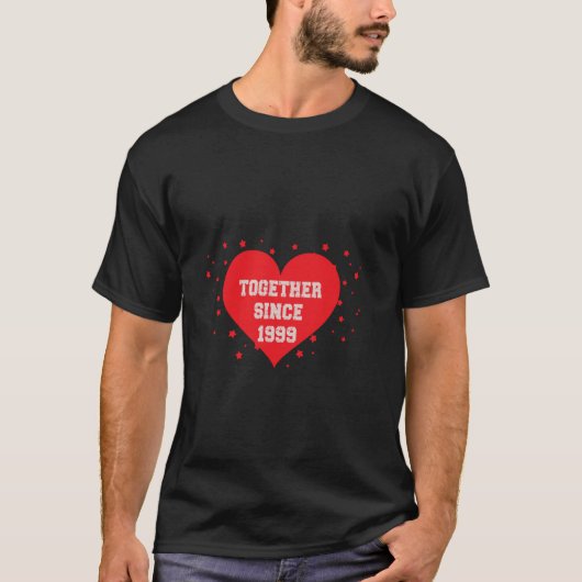 Zusammen seit 1999 T-Shirt (Vorderseite)