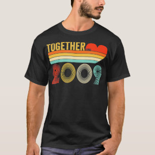 Zusammen seit 2009 Retro Couple 13. Jubiläum T-Shirt