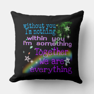 zusammen sind wir alles kissen