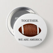 Zusammen sind wir Amerika  Button (Vorne & Hinten)