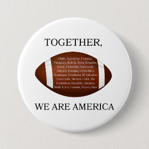 Zusammen sind wir Amerika Button
