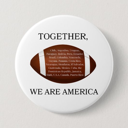 Zusammen sind wir Amerika  Button (Vorderseite)