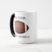 Zusammen sind wir Amerika  Verwandlungstasse (Vorderseite Links)