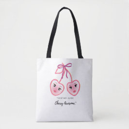 ZUSAMMEN SIND WIR CHERRY TOLL TASCHE