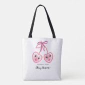 ZUSAMMEN SIND WIR CHERRY TOLL TASCHE (Rückseite)