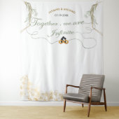 Zusammen sind wir unendlich heiraten Sage Green Go Wandteppich (Beispiel)