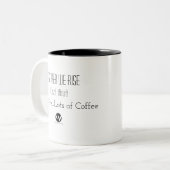 Zusammen steigen wir Tasse (Vorderseite Links)