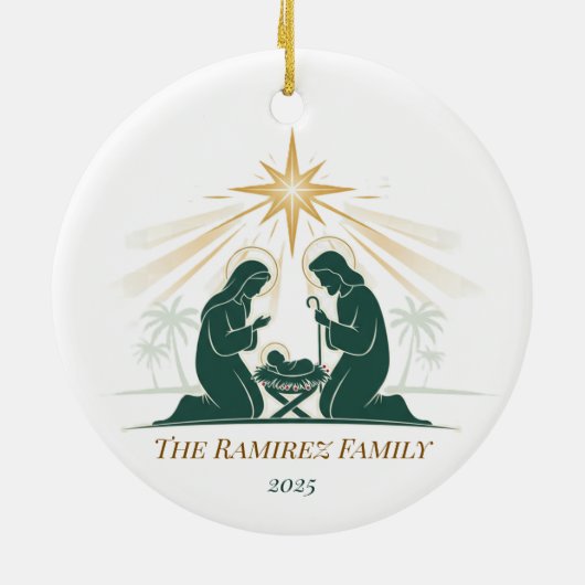 Zusammen unter der Star Nativity Ornament (Hinten)