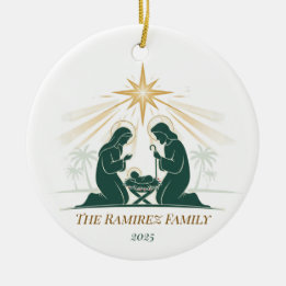 Zusammen unter der Star Nativity Ornament
