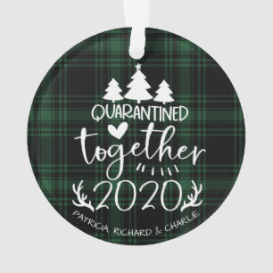 Zusammen unter Quarantäne Süße Covid Weihnachten G Ornament