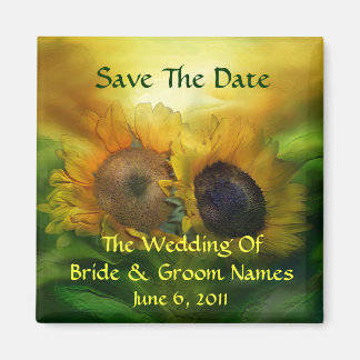 Zusammen wachsen Rett-the-Date Hochzeitsmagnet Magnet
