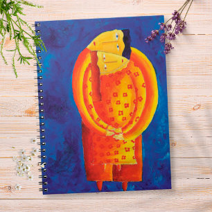 Zusammen Zeitgenössische Kunst Acrylmalerei Notizblock