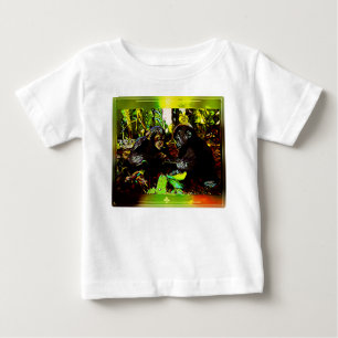 Zusammenarbeit Chimp und Gorilla 20 Baby T-shirt