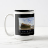 Zusammenarbeit Demotivational Tasse (Links)