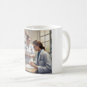 Zusammenarbeit im Gesundheitswesen: Hilfe mit Stol Kaffeetasse (VorderseiteRechts)