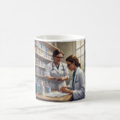 Zusammenarbeit im Gesundheitswesen: Hilfe mit Stol Kaffeetasse (Mittel)