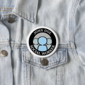 Zusammenarbeit mit Menschen Button (Beispiel)