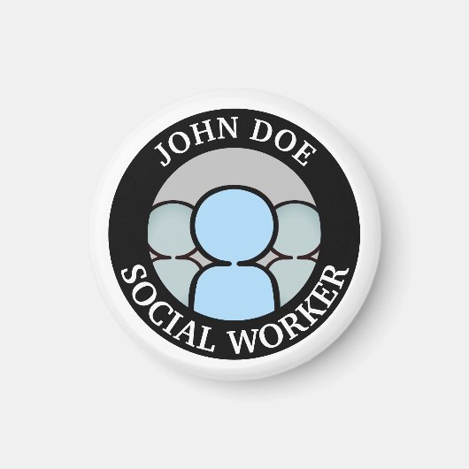 Zusammenarbeit mit Menschen Magnet (Vorne)