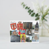 ZUSAMMENARBEIT POLENS POSTKARTE (Stehend Vorderseite)