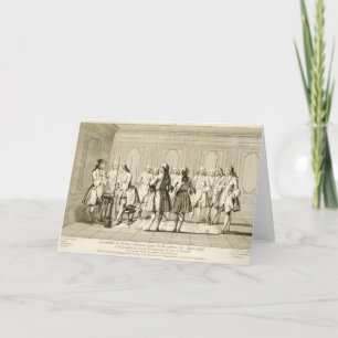 Zusammenbau der freien Maurer, zum eines Lehrlings Karte