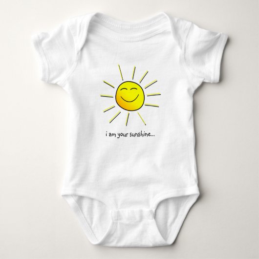 Zusammenbringen des Sonnenscheins (zu "Ihnen ist Baby Strampler (Vorderseite)