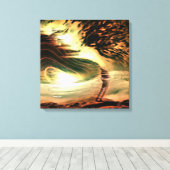 Zusammenbruch der Existenz Leinwanddruck (Insitu (Holzboden))