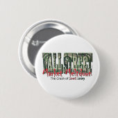 Zusammenbruch des Wall-Street-Marktes Button (Vorne & Hinten)