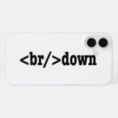 Zusammenbruch HTML-Code iPhone Hülle (Rückseite (Horizontal))