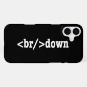 Zusammenbruch HTML-Code iPhone Hülle (Rückseite (Horizontal))