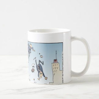 Zusammenbruchs-Opportunist auf lager Kaffeetasse