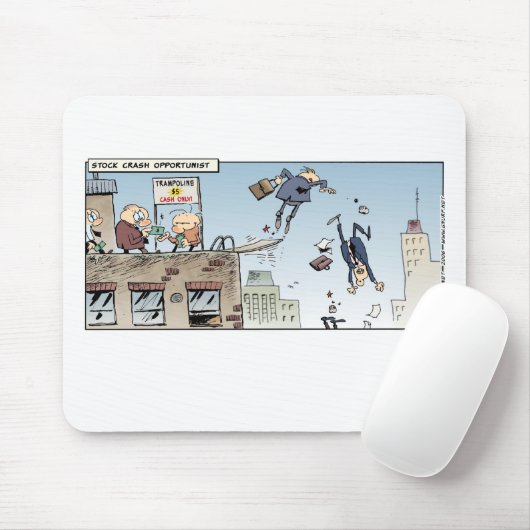 Zusammenbruchs-Opportunist auf lager Mousepad (Mit Mouse)