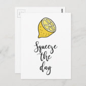 zusammendrücken postkarte (Vorne/Hinten)