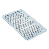 Zusammenfassung 12 Schritte Magnet (Rechte Seite)